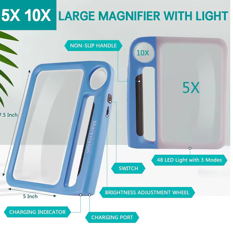 Lüme Book Light Magnifier